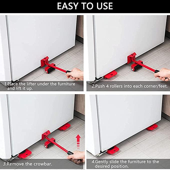 Heavy-Duty Furniture Shifting Tools with Smooth Sliders